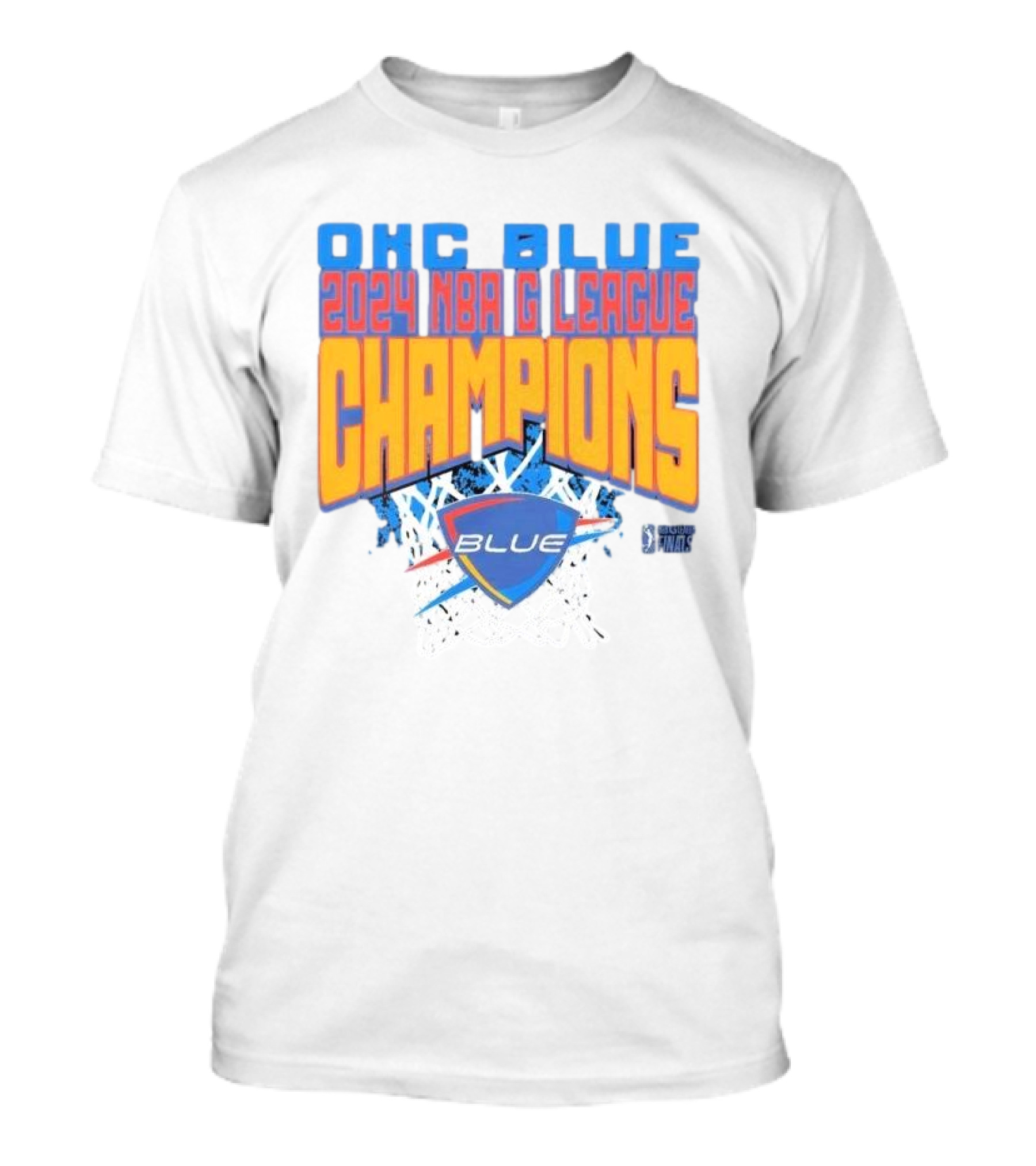 CHAMPIONS OKC Blue 2024 NBA G League Gatorade Finals T-Shirt