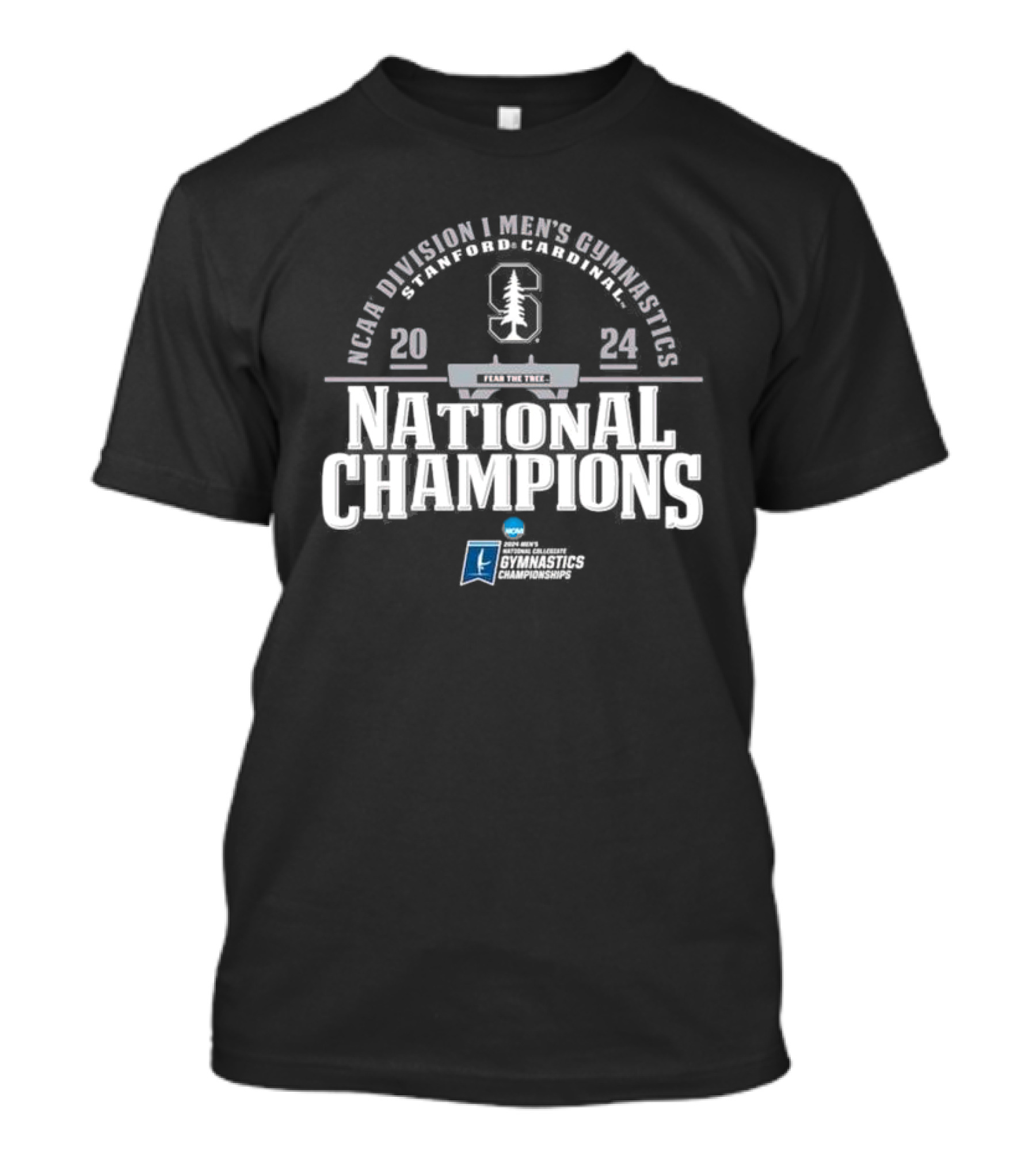 NCAA Division I 2024 Stanford Cardinal Men's Gymnastics National Champions T-Shirt