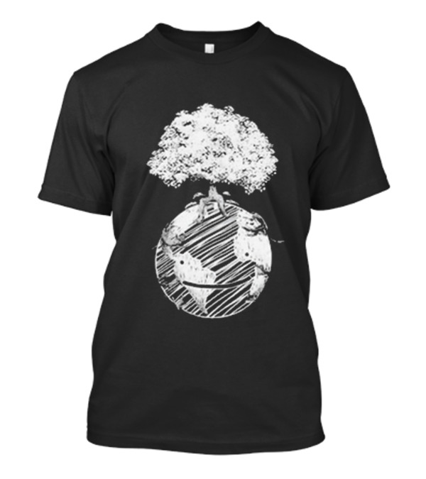 Dream Organic Earth Day Tree Planet T-Shirt