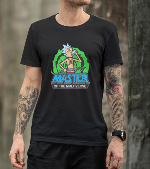Rick And Morty Master Of The Multiverse Drinking Sword Portal Adventure T-Shirt