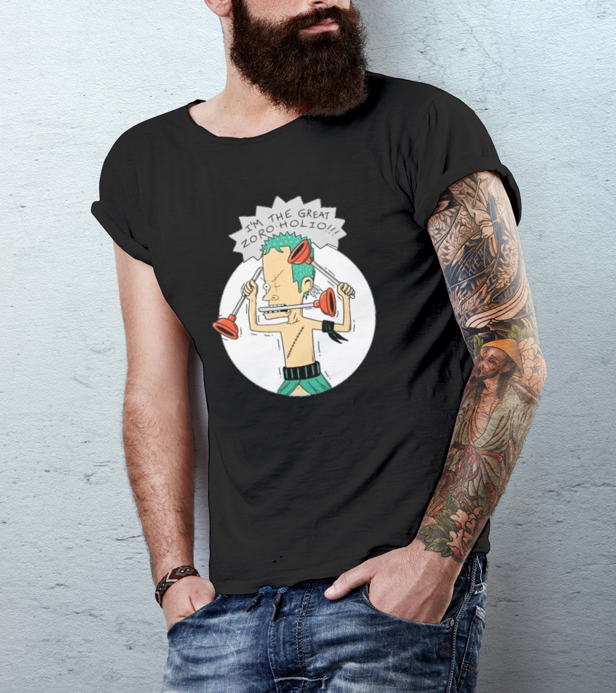 I'm The Great Zoroholio Plunger Warrior Parody Crossover T-Shirt