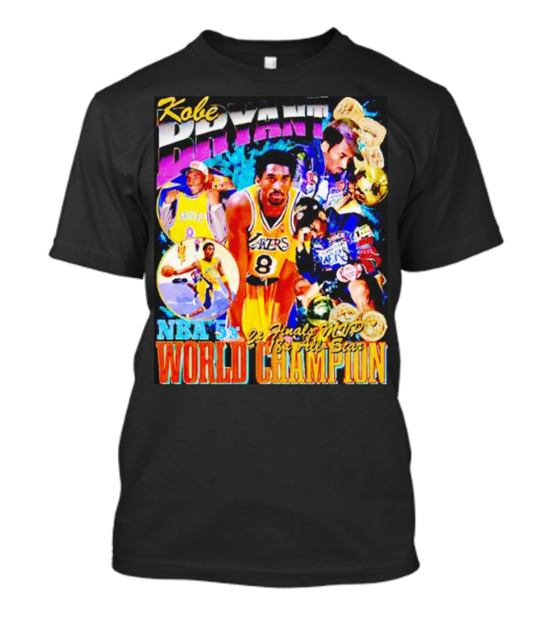 Kobe Bryant NBA 5x Finals MVP 18x All Star World Champion Lakers Legacy T-Shirt