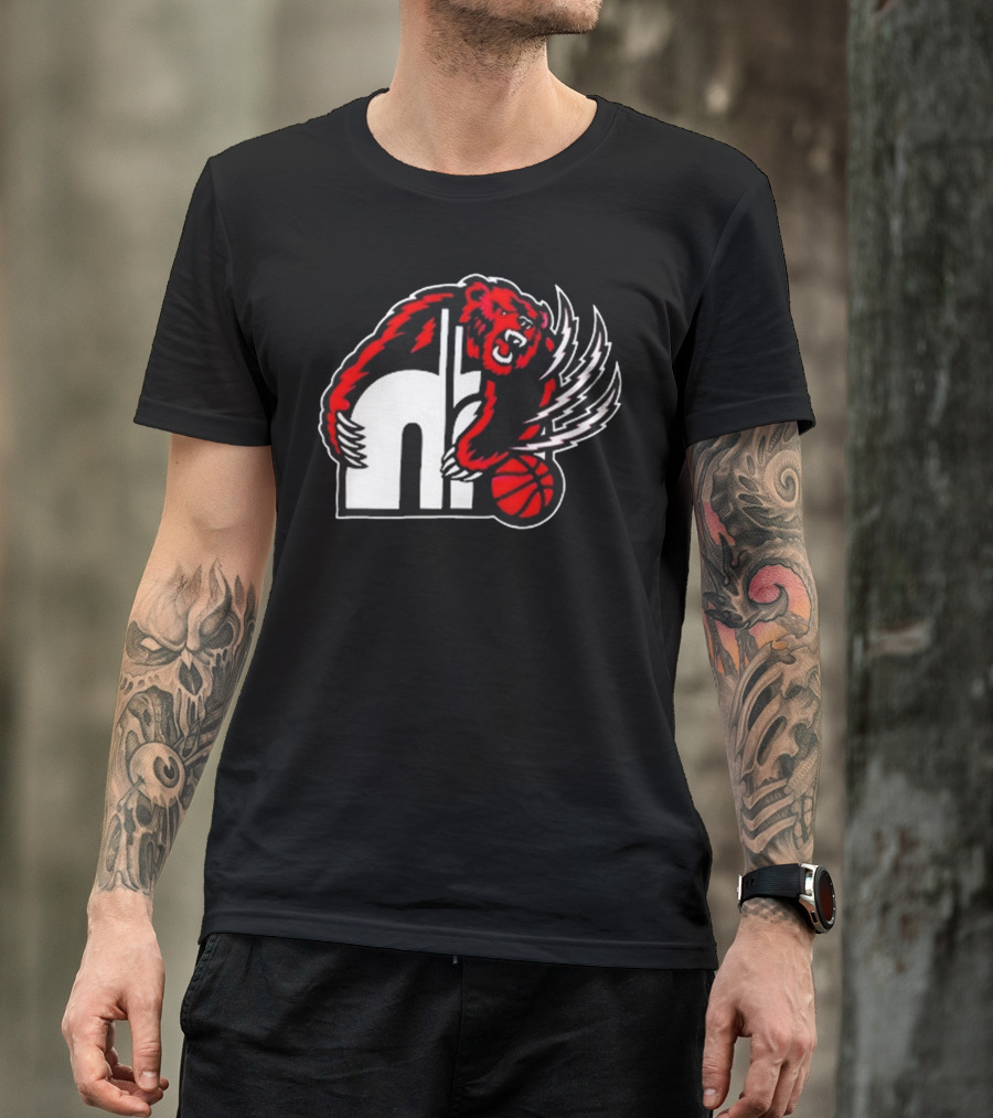 Konchjitty55 Hustle Bear Claw Basketball T-Shirt