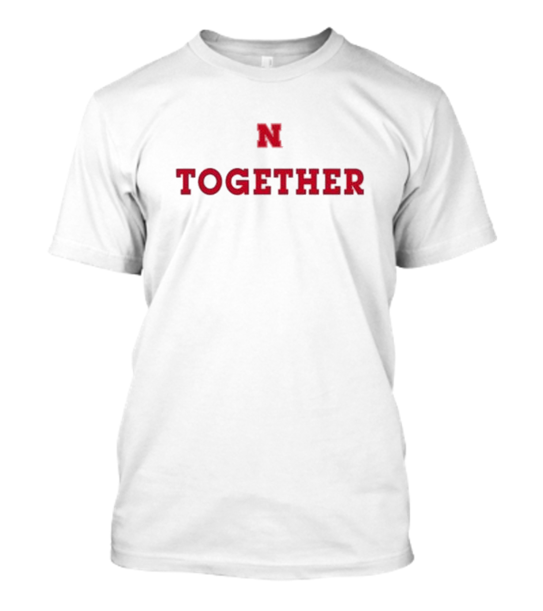 Nebraska Huskers N Together We'll All Stick Together In All Kinds Of Weather T-Shirt