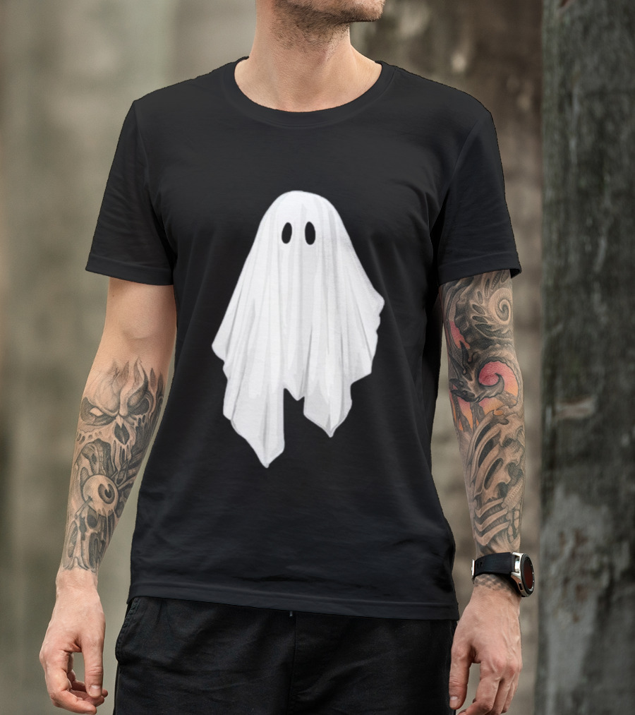 Adam Berry Glow-In-The-Dark Ghost White Sheet Specter T-Shirt
