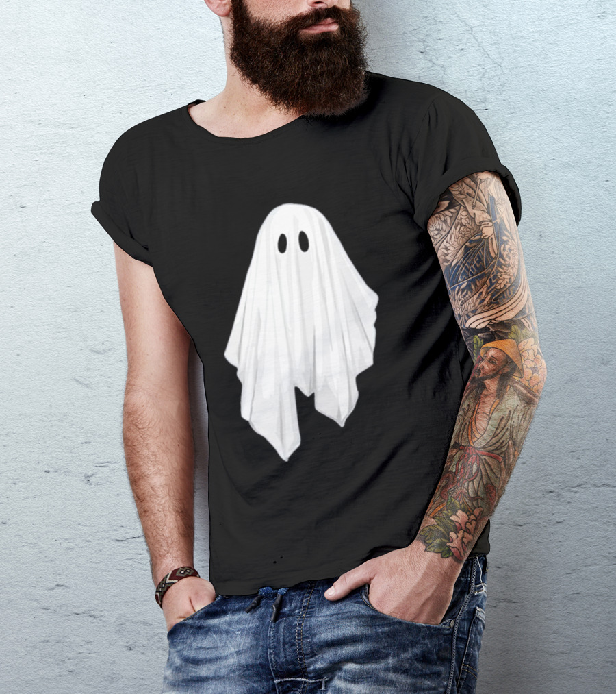Adam Berry Glow-In-The-Dark Ghost White Sheet Specter T-Shirt