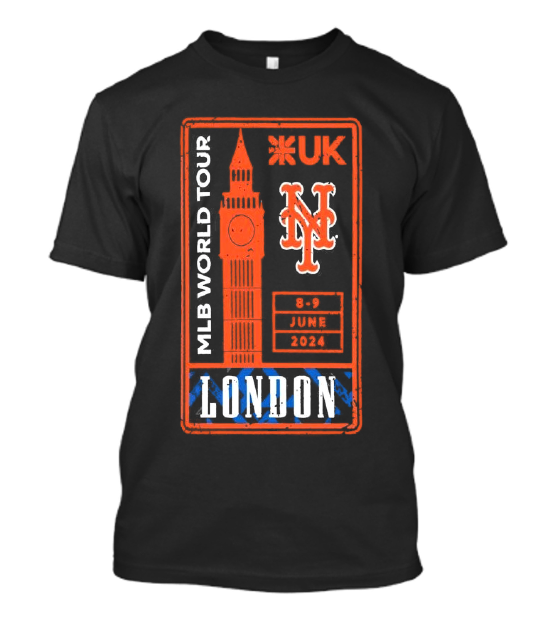 MLB World Tour UK New York Mets London June 8-9 T-Shirt