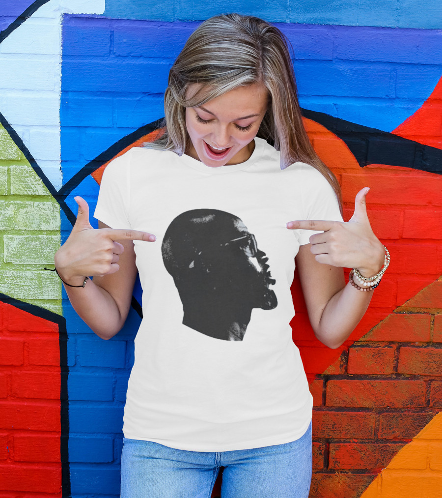 Black Coffee Black On Silhouette Profile T-Shirt