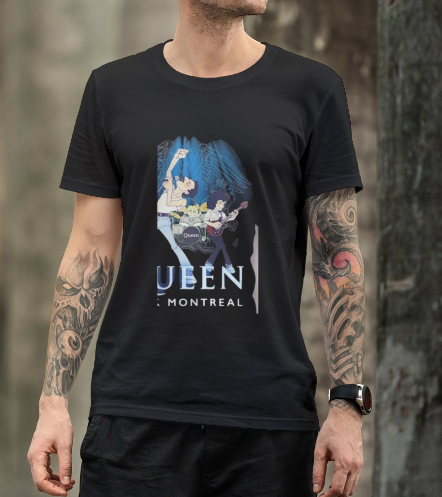 Queen Rock Montreal Animated Concert Scene T-Shirt