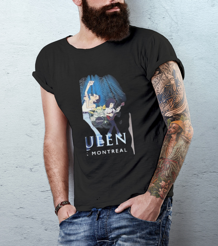 Queen Rock Montreal Animated Concert Scene T-Shirt