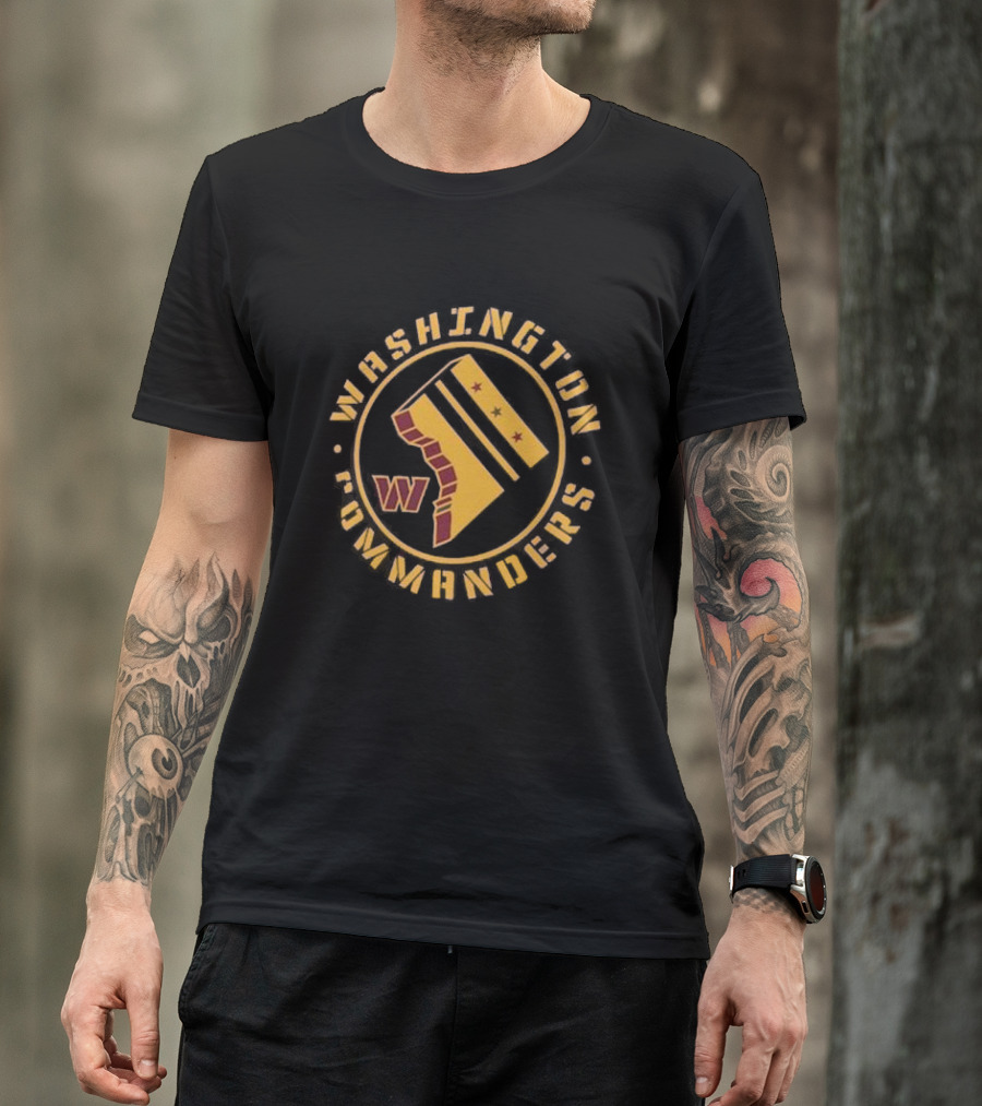 Washington Commanders 2024 Hometown Offensive Drive Logo T-Shirt
