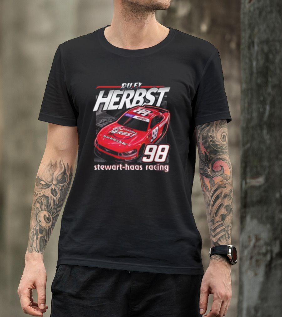 Riley Herbst 98 Stewart-Haas Racing Terrible Herbst Car T-Shirt