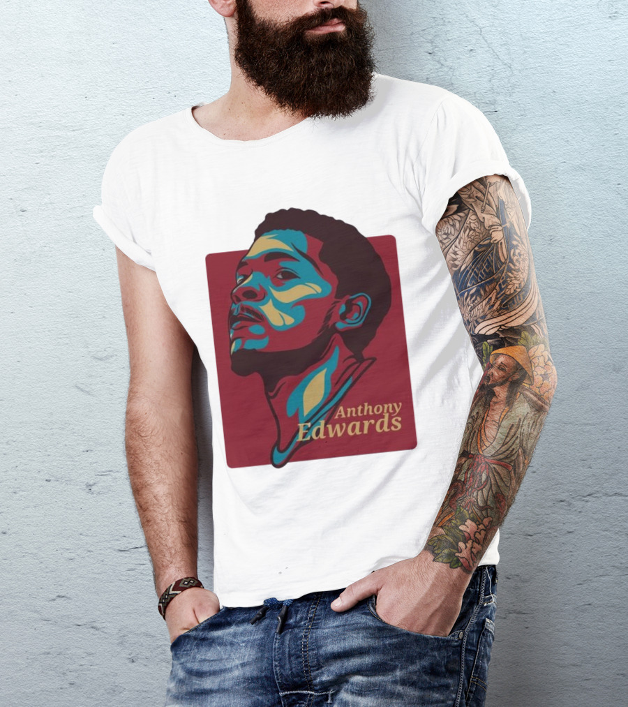 Anthony Edwards NBA Minnesota Timberwolves Basketball Player T-Shirt