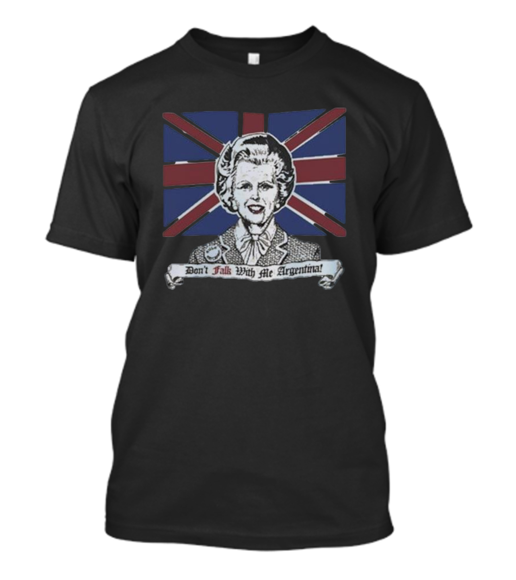 Don't Falk With Me Argentina Union Jack T-Shirt