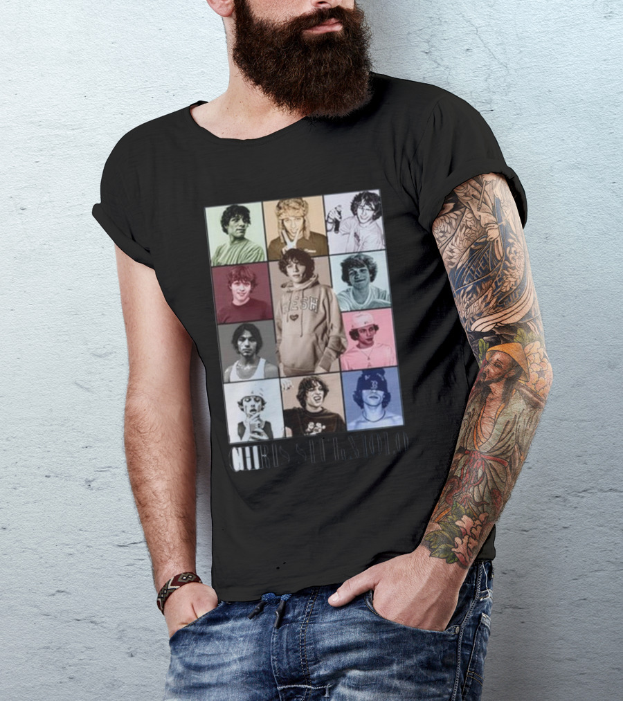 Fuzeprint Chris Sturniolo Multicolor Portrait Grid Collection T-Shirt