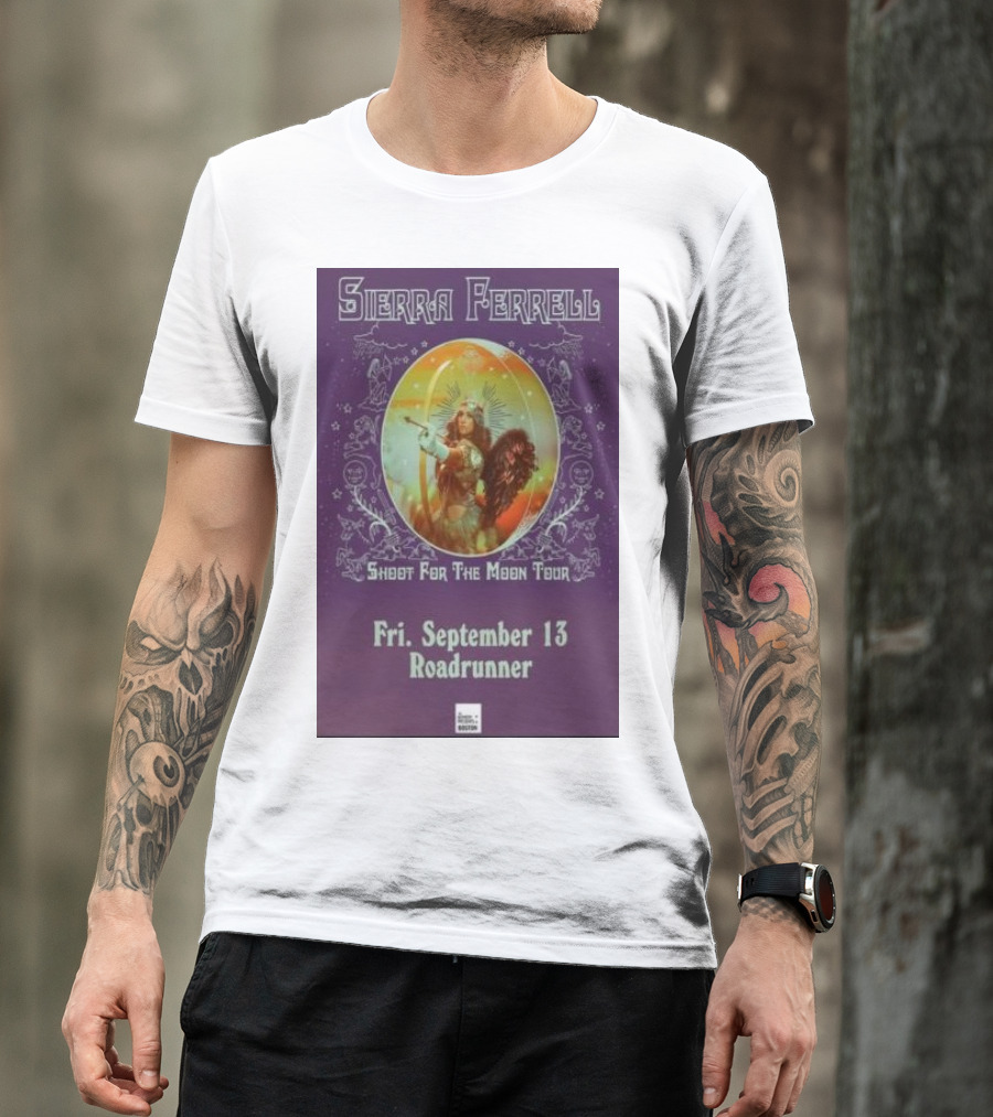Sierra Ferrell Shoot For The Moon Tour Fri September 13 Roadrunner T-Shirt