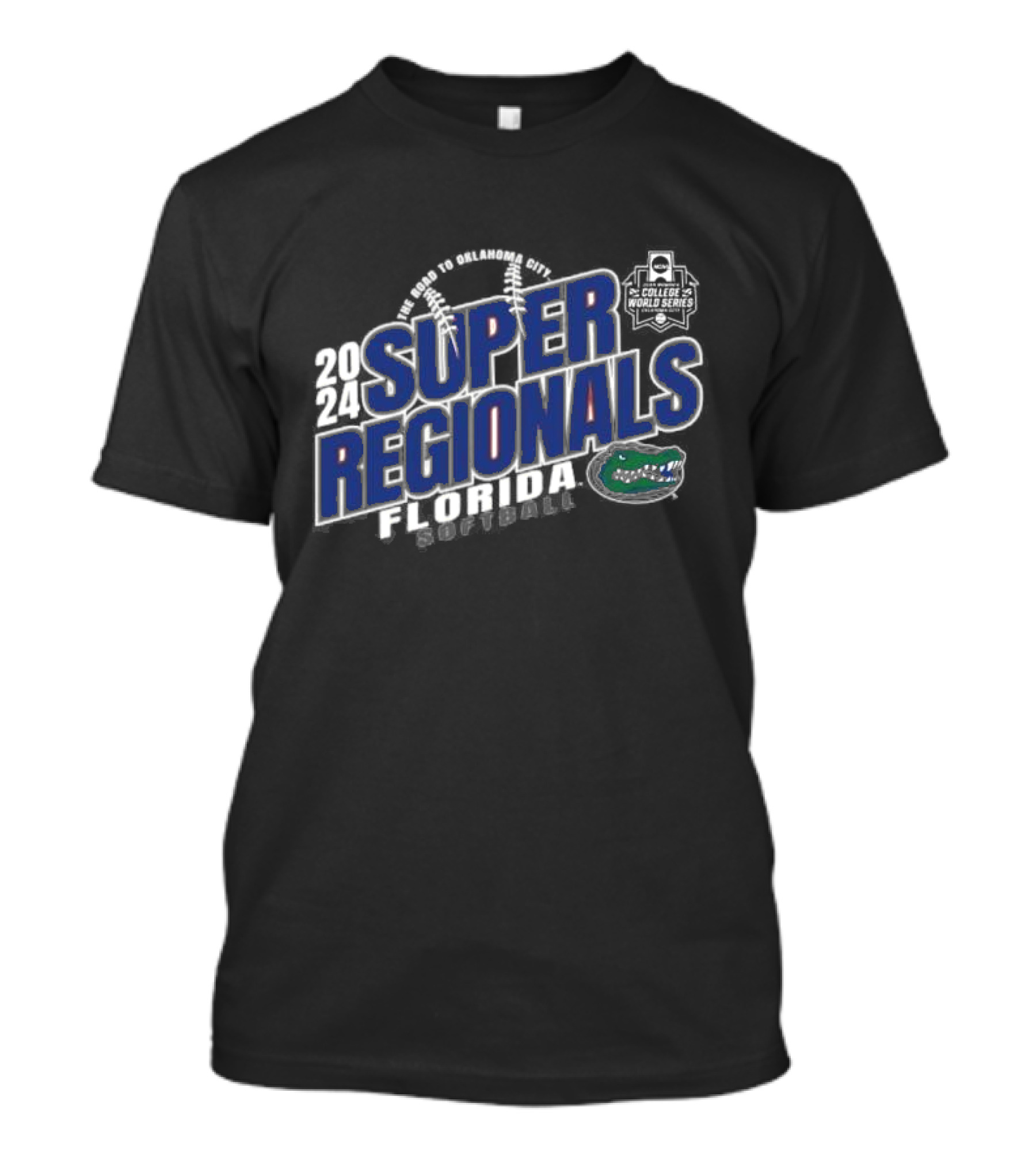 Florida Gators Softball 2024 Super Regionals The Road To Oklahoma City NCAA College World Series T-Shirt