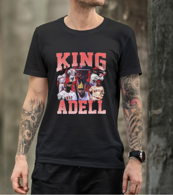 King Adell Angels Baseball Iconic Moments T-Shirt