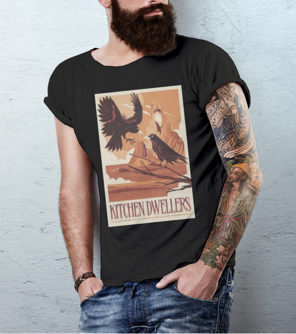 Kitchen Dwellers The Lawn At Surf Hotel CO May 21-22 2024 Ravens And Mountains T-Shirt