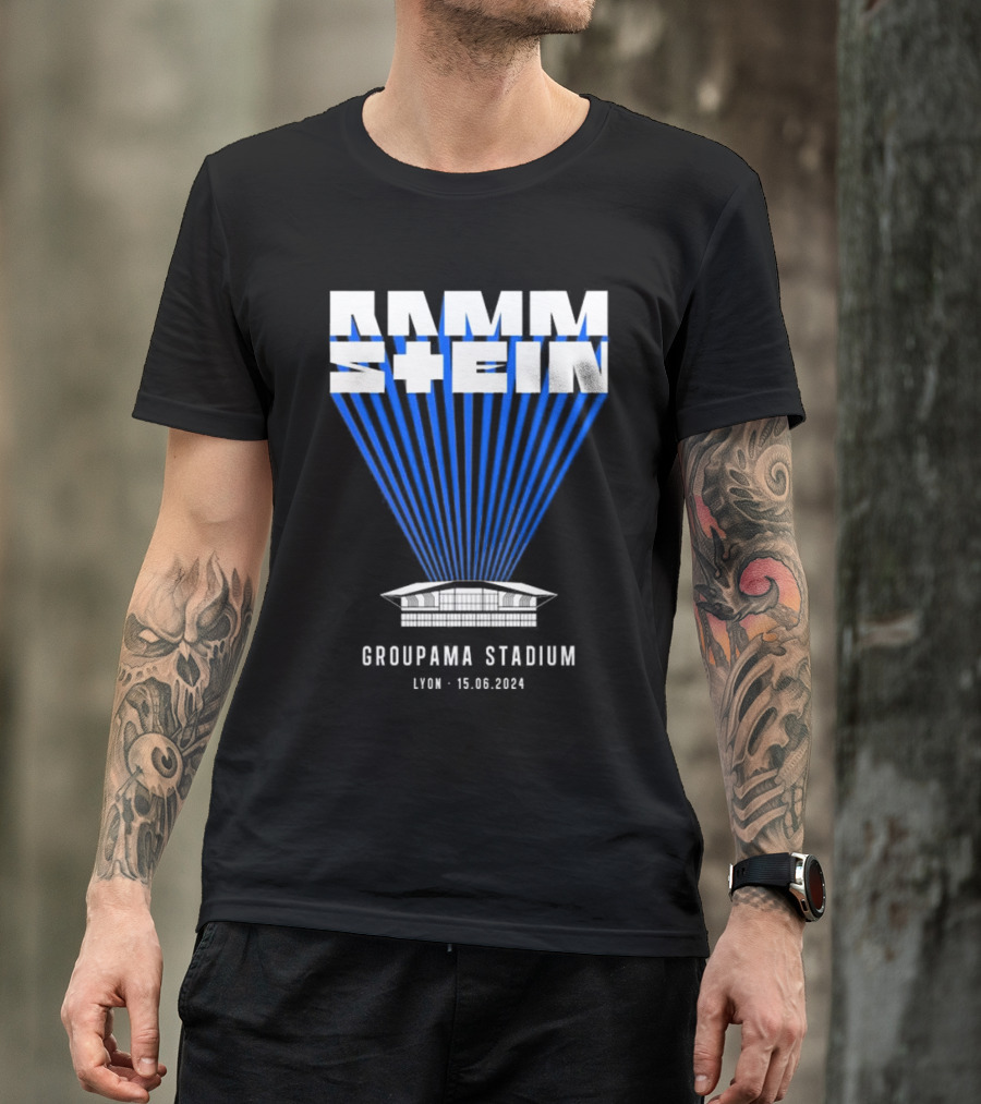 Rammstein Live Concert Groupama Stadium Lyon 15.06.2024 T-Shirt