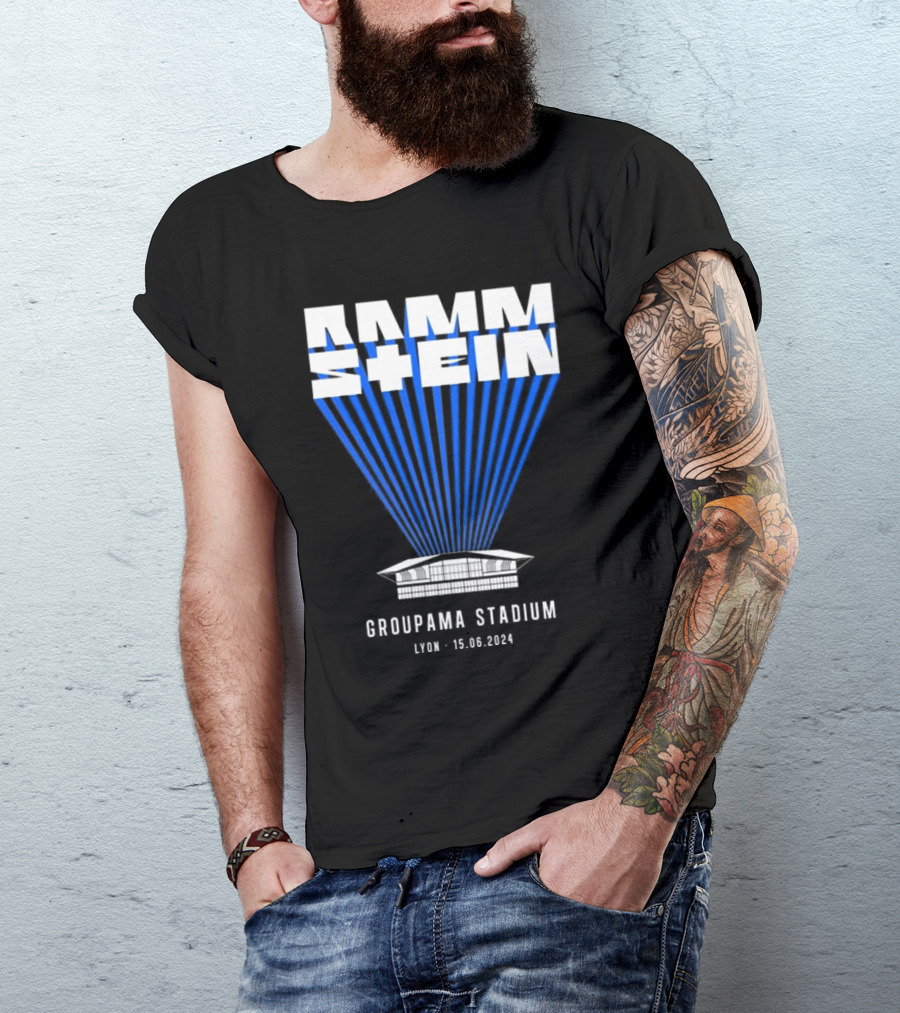 Rammstein Live Concert Groupama Stadium Lyon 15.06.2024 T-Shirt