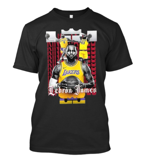 Los Angeles Lakers LeBron James True King 2024 Basketball T-Shirt