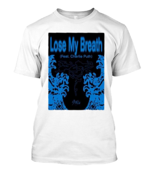 Stray Kids Lose My Breath Feat Charlie Puth Blue Wave T-Shirt