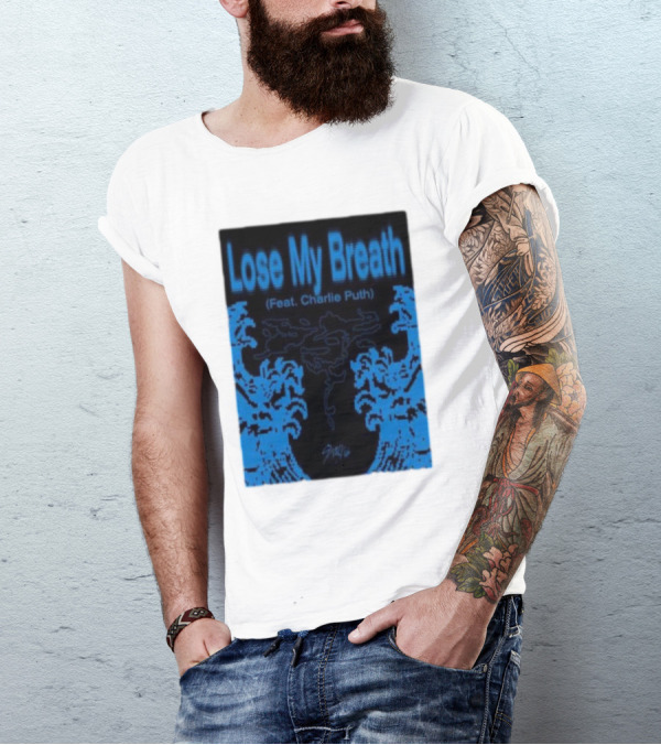 Stray Kids Lose My Breath Feat Charlie Puth Blue Wave T-Shirt