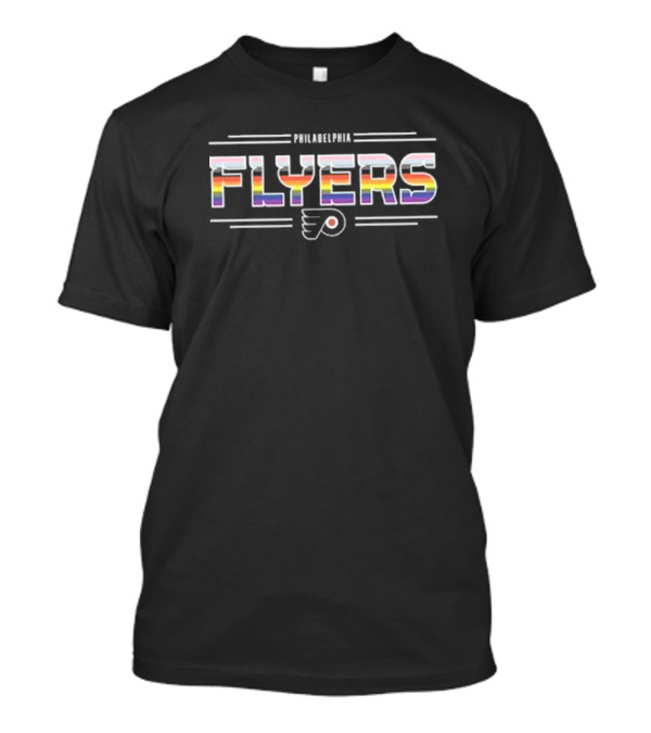 Philadelphia Flyers Pride 2024 Rainbow T-Shirt