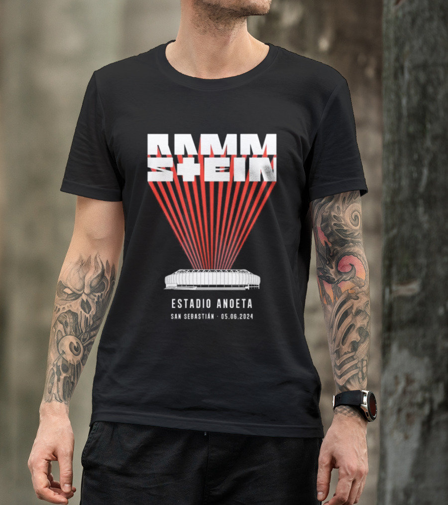 Rammstein Concert At Estadio Anoeta San Sebastian 05.06.2024 Event T-Shirt