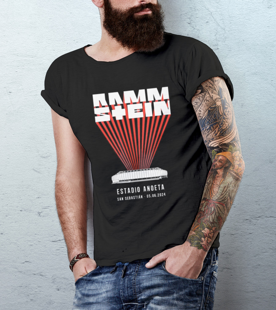 Rammstein Concert At Estadio Anoeta San Sebastian 05.06.2024 Event T-Shirt