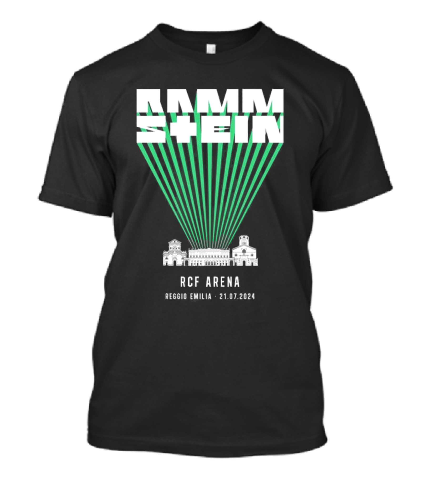 Rammstein RCF Arena Reggio Emilia 21.07.2024 Concert Event T-Shirt