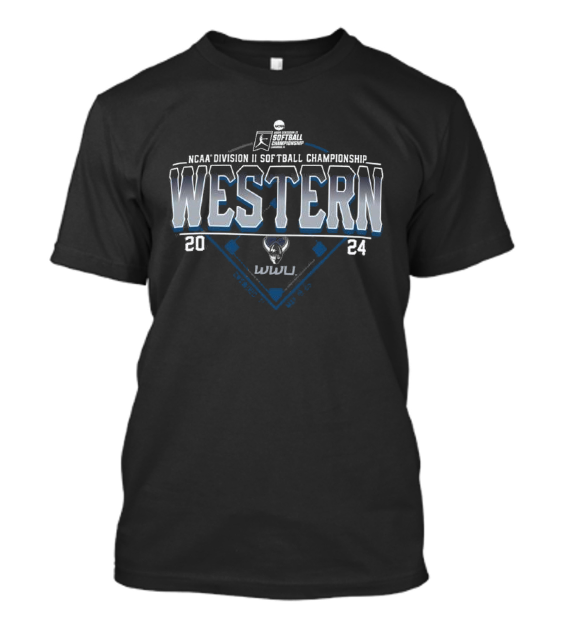 Western Washington NCAA Division II Softball Championship 2024 WWU Vikings T-Shirt