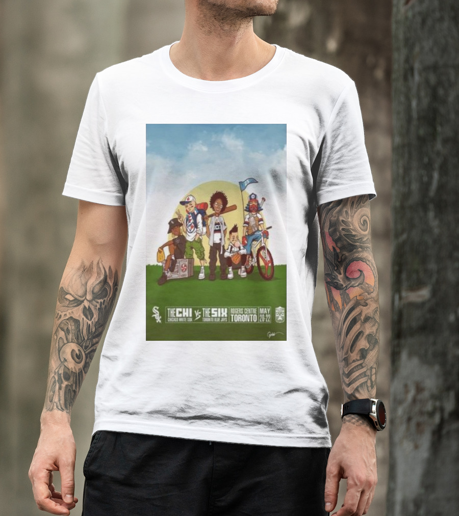 Chicago White Sox Vs Toronto Blue Jays Rogers Centre May 20-22 2024 The Chi Vs The Six T-Shirt