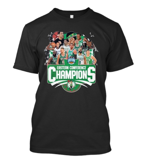 Boston Celtics 2024 NBA Eastern Conference Champions Team T-Shirt