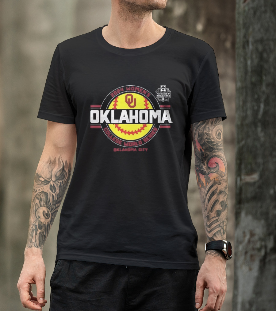Oklahoma Softball 2024 Women's College World Series Oklahoma City T-Shirt