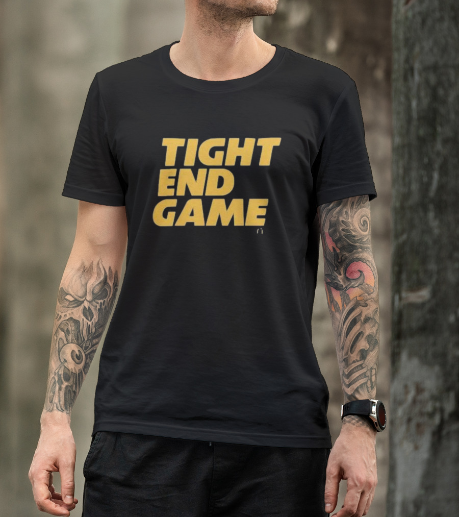Kansas City Chiefs Tight End Game Yellow T-Shirt