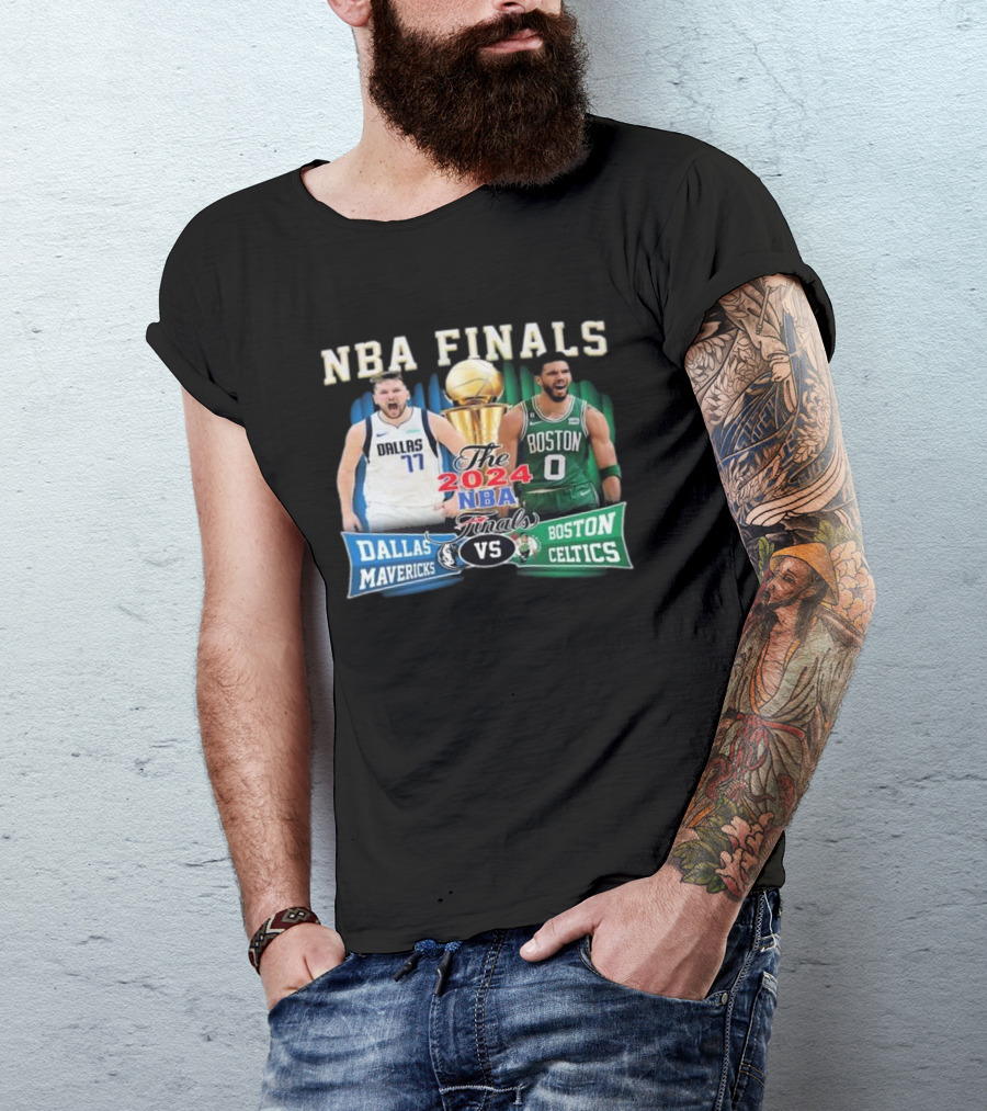 NBA Finals 2024 Dallas Mavericks Vs Boston Celtics T-Shirt