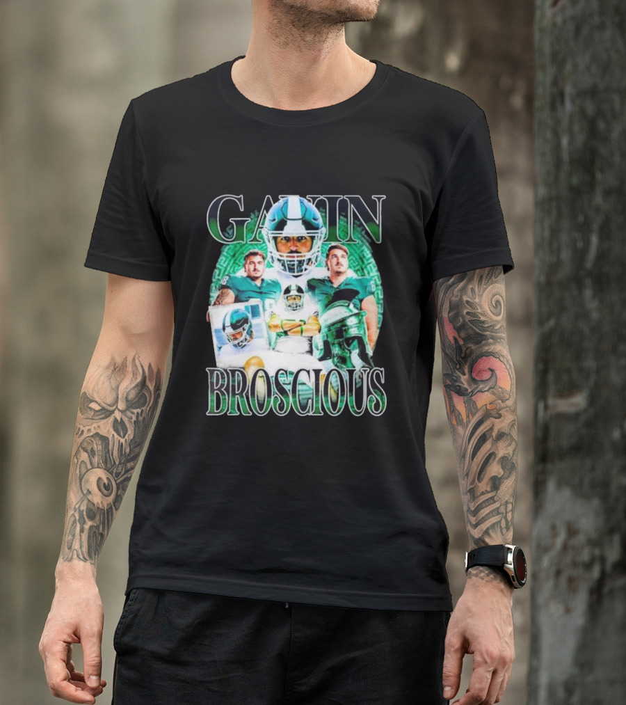 Gain Broscious Football Imagery With Players And Helmet T-Shirt