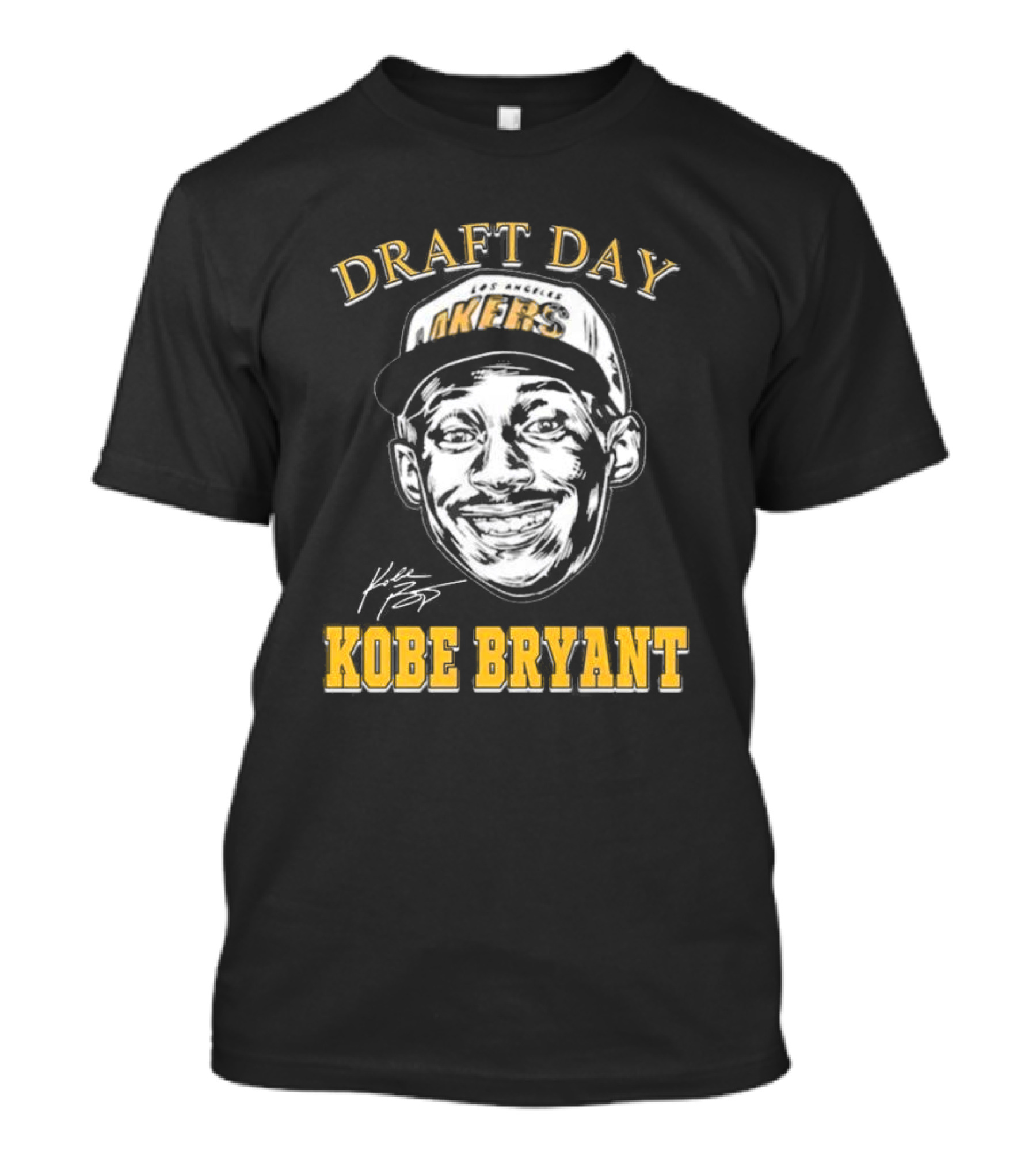 Draft Day Kobe Bryant Los Angeles Lakers Signature Memory T-Shirt