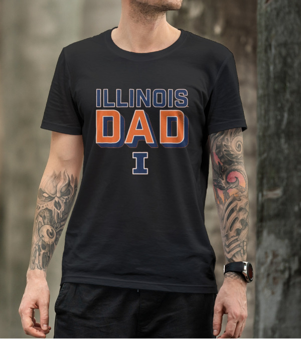 Illinois Dad Fighting Illini T-Shirt