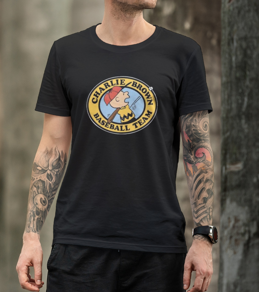 Charlie Brown Baseball Team Peanuts T-Shirt