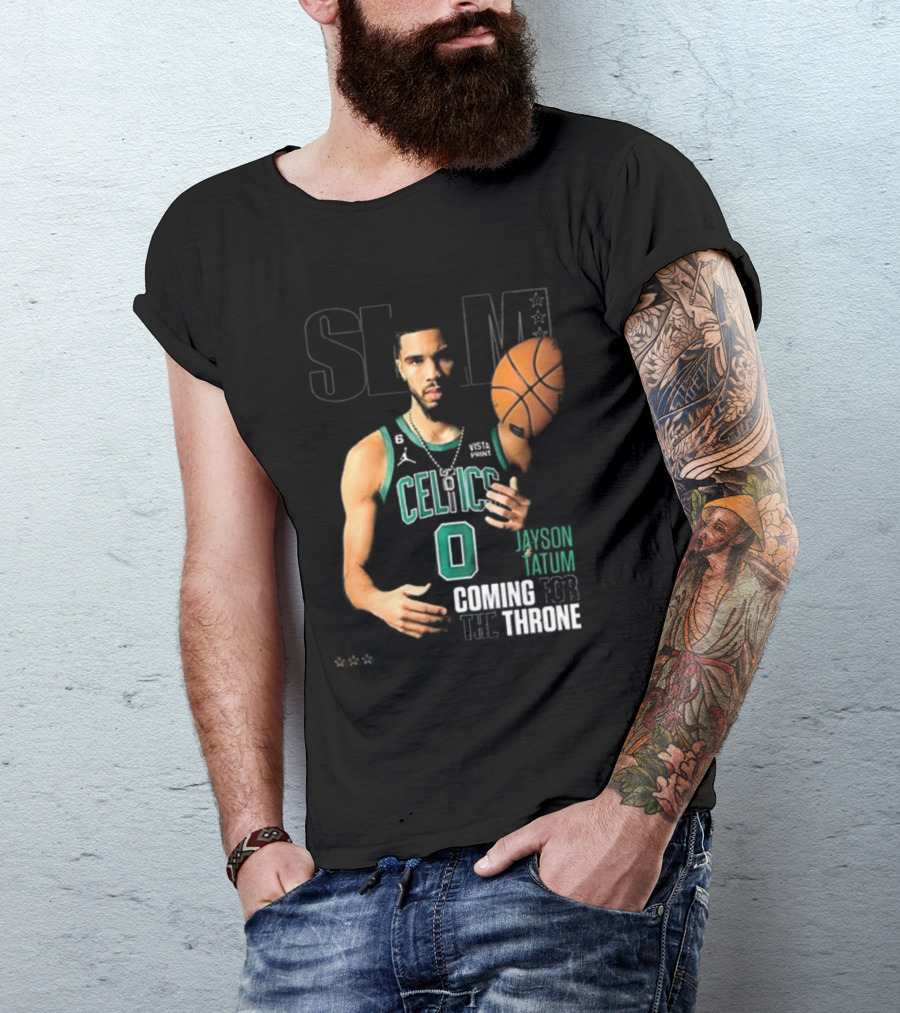 Slam Jayson Tatum Celtics Coming For The Throne T-Shirt