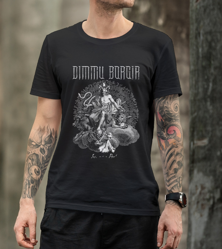 Dimmu Borgir Ins. Profanus Occult Iconography Baphomet Inspired T-Shirt