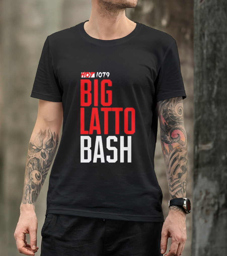 Hot 1079 Big Latto Bash Event Promotion T-Shirt