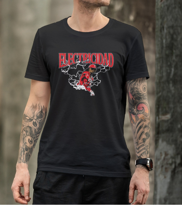 Electricidad Elly De La Cruz Cincinnati Reds T-Shirt
