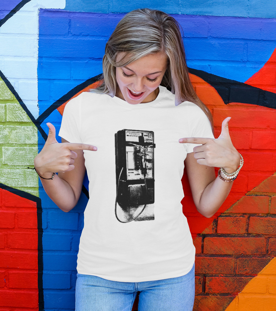 Hard Jewelry Will You Answer Payphone Retro Vibe T-Shirt