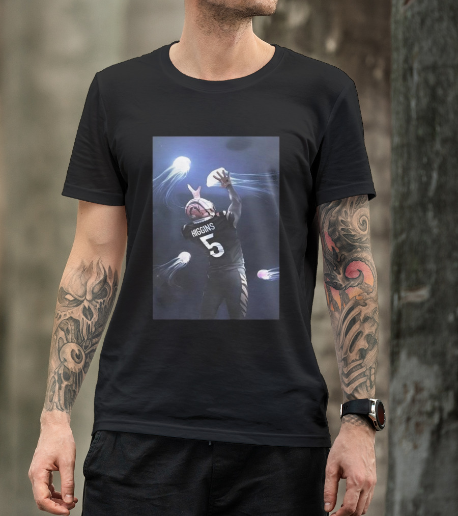 Higgins 5 Football Catching Jellyfish T-Shirt