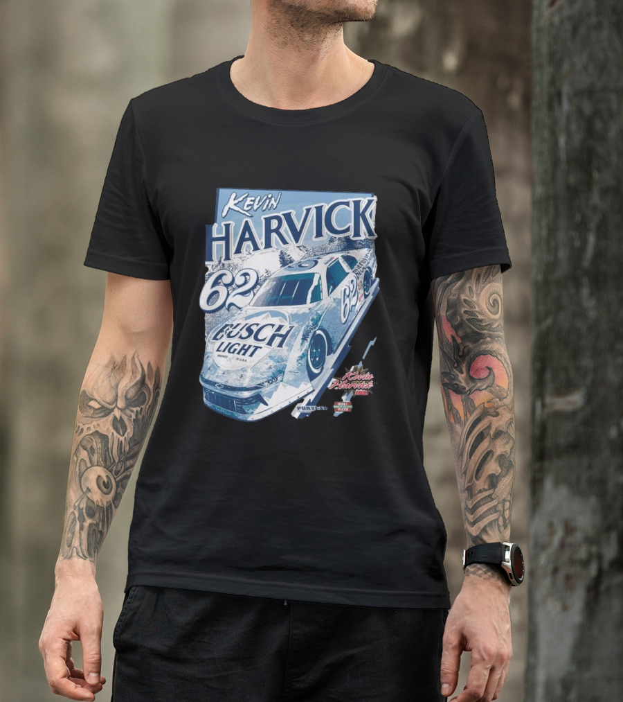 Kevin Harvick 62 Busch Light Racing Car At 5 Flags Speedway June 28 T-Shirt