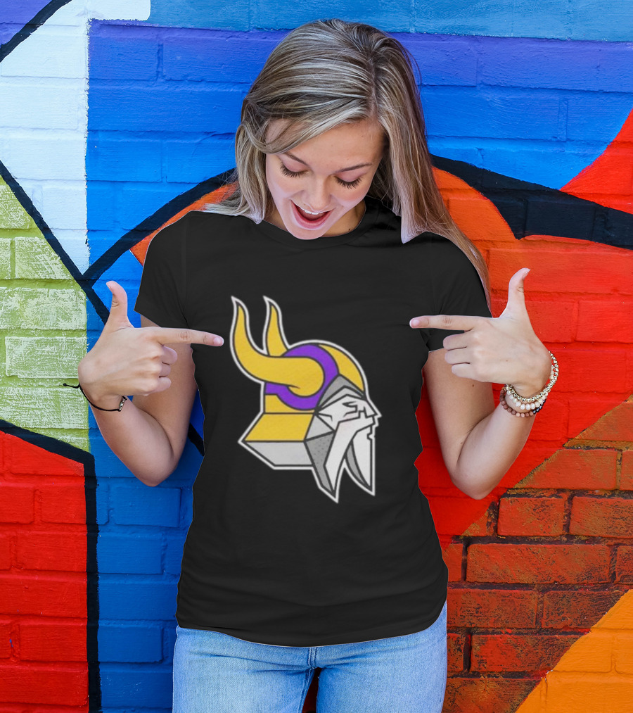 Minnesota Vikings The Chaos Bringers Viking Head T-Shirt